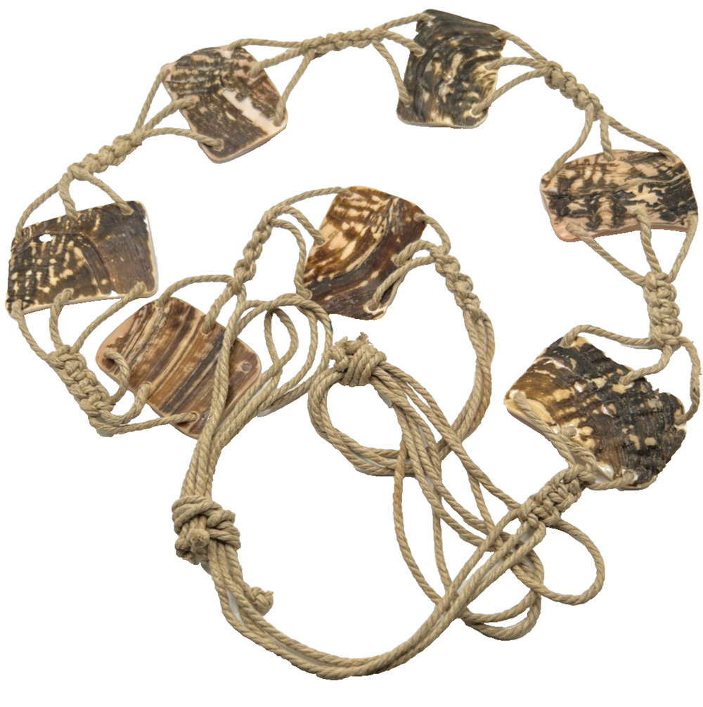 NWT BOHO HIPPIE Shell & Rope Style Belt M/I Turkey